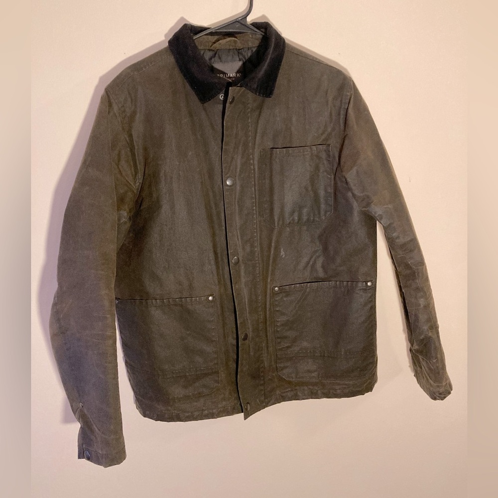 Primark Wax Jacket Coat Medium